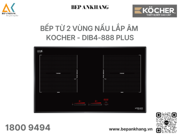 Bếp từ đôi 2 vùng nấu Kocher DIB4-888PLUS